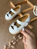 کفش عروسکی مرواریدی