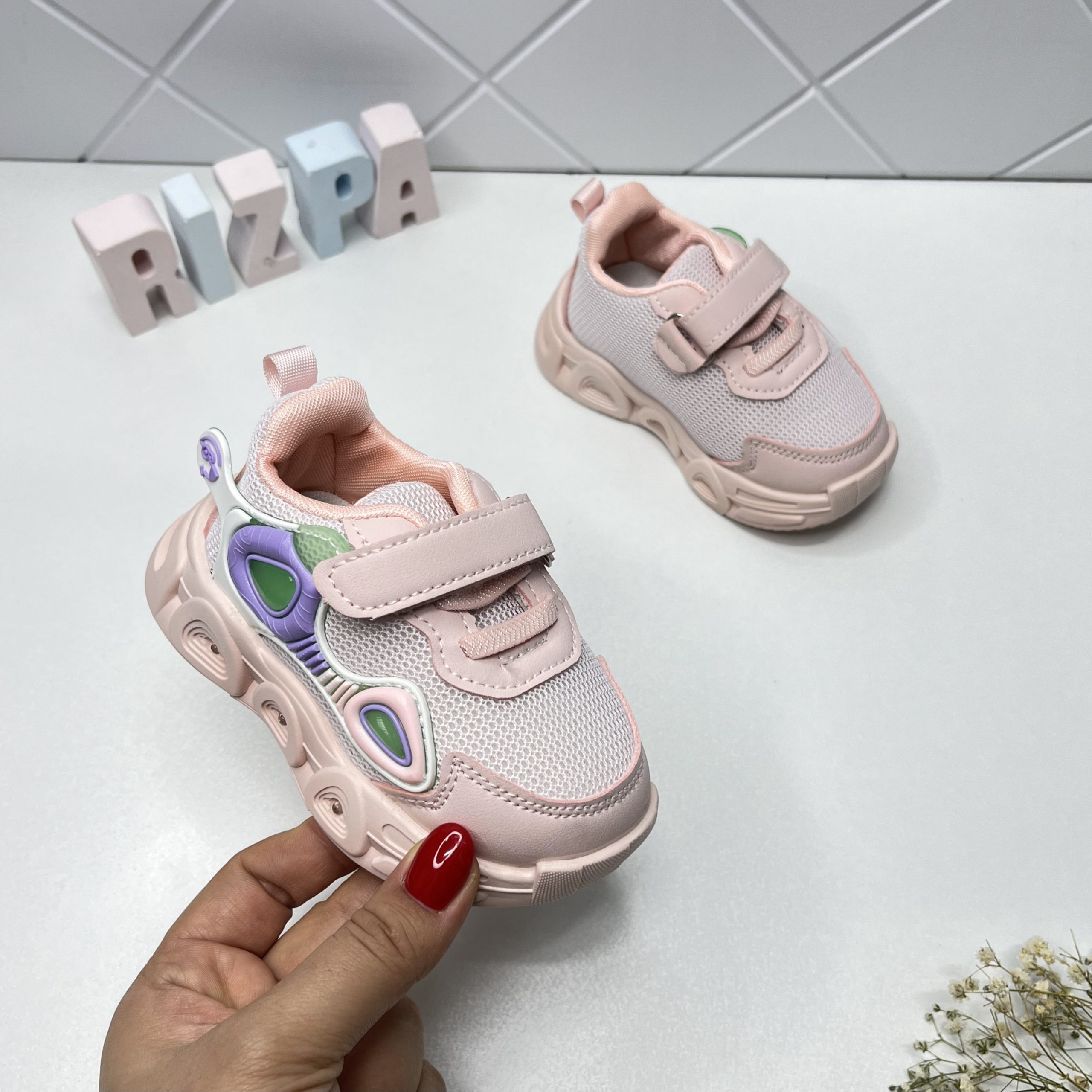 کتونی چراغدار وارداتی کیدز - Image 3