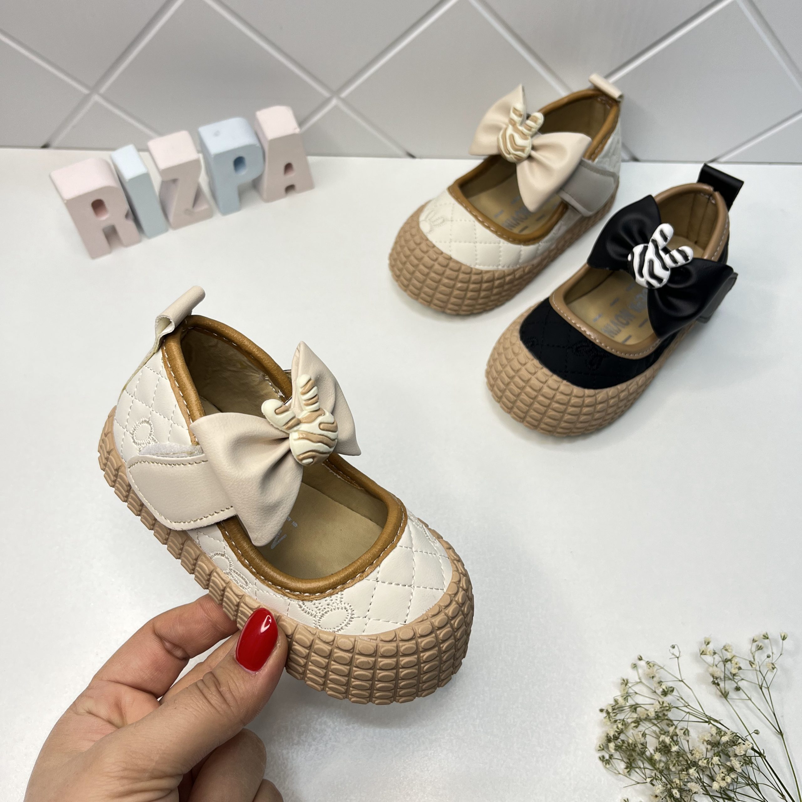 کفش عروسکی پاپیون خرگوشی